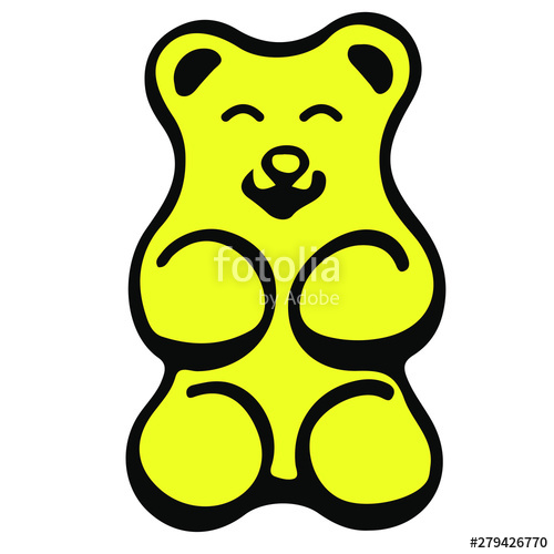 Yellow Gummy Bear Stock Image And Royalty Free Vector 500x500 Yellow Gummy Bear Stock Image And Royalty Free Vector