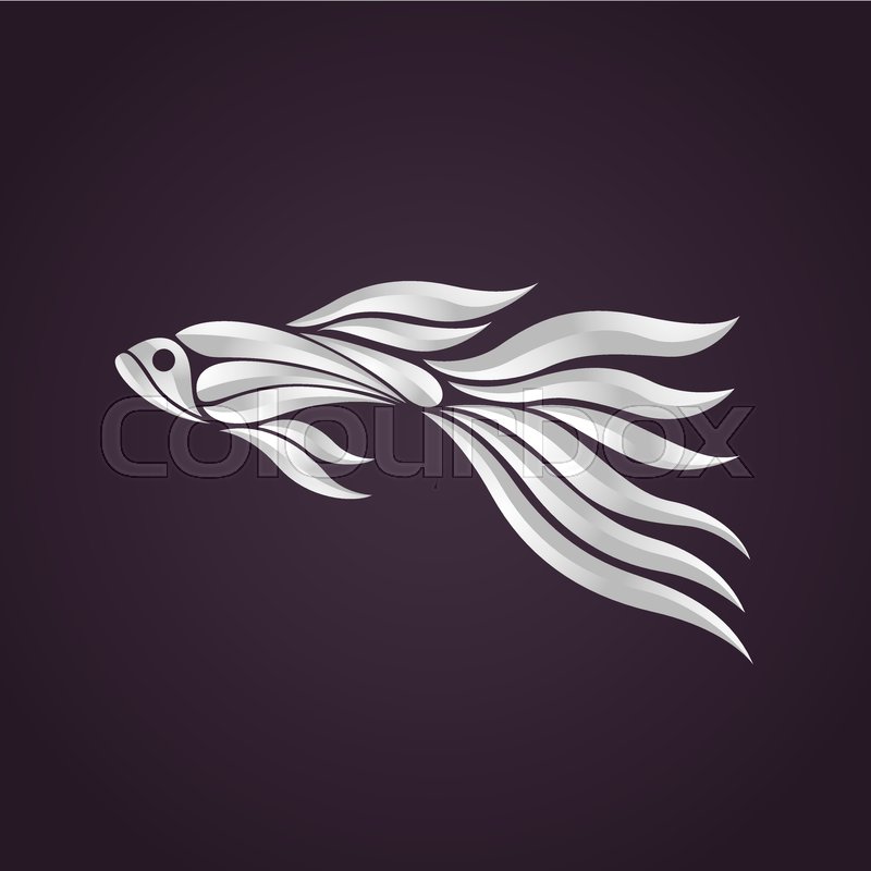 800x800 Guppy Fish Logo Vector Icon Design Stock Vector Colourbox