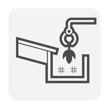 450x450 Roof Gutter Cleaning And Maintenance Icon Royalty Free Vector