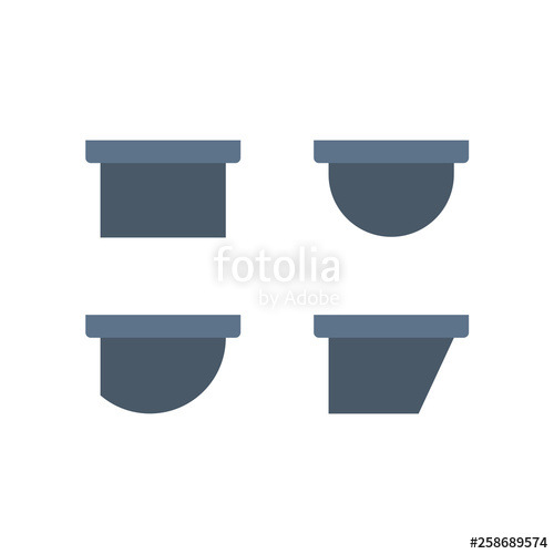 500x500 Gutter Drainage Icon Stock Image And Royalty Free Vector