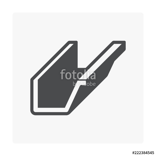 500x500 Rain Gutter Icon Stock Image And Royalty Free Vector