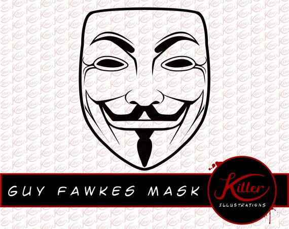 Guy Fawkes Mask Vector Anon Clip Art Hacker Etsy 570x453 Guy Fawkes Mask Vector Anon Clip Art Hacker Etsy
