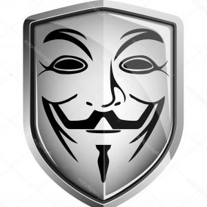 300x300 Stock Illustration Guy Fawkes Mask Shield Catamart