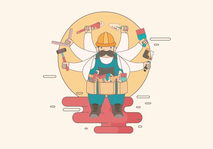 700x490 Bricolage Diy Guy Vector
