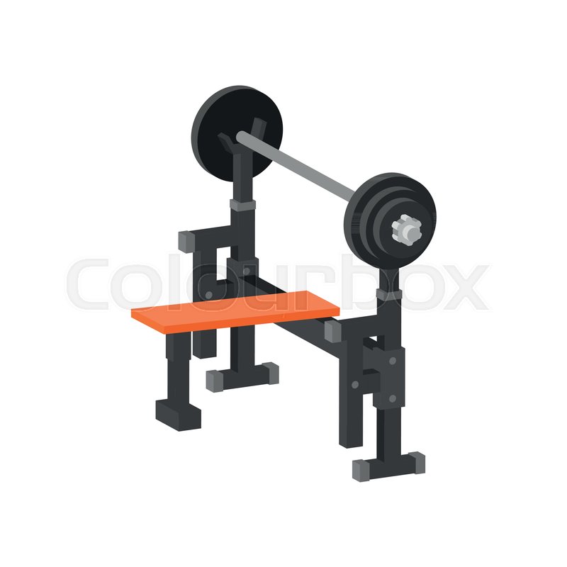 Icon Of Bench Press Machine Gym Stock Vector Colourbox 800x800 Icon Of Bench Press Machine Gym Stock Vector Colourbox