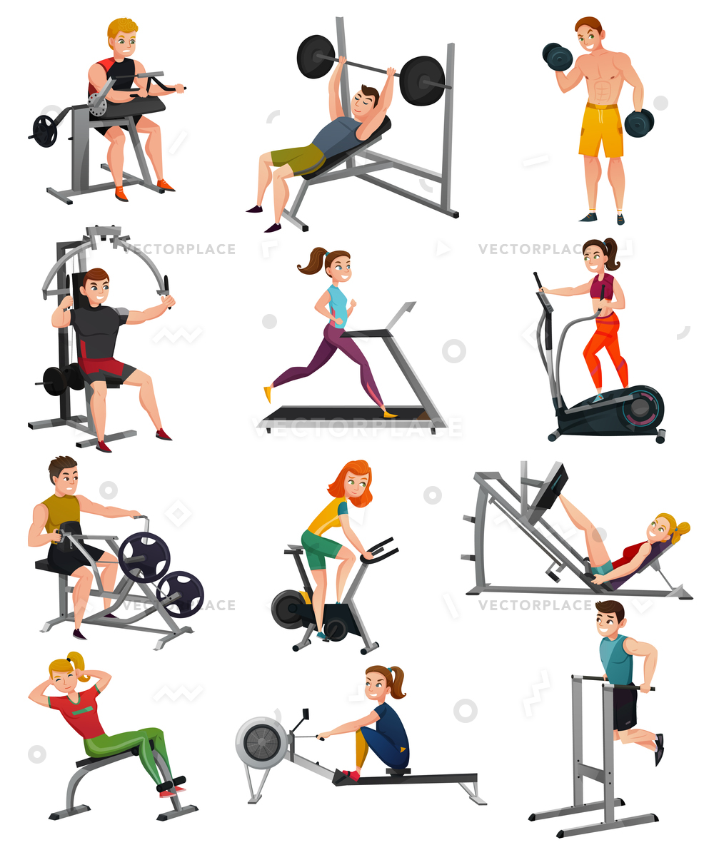 Gym Equipment Vector at Vectorified.com | Collection of Gym Equipment ...