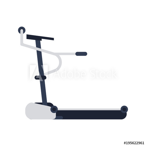 Walking Machine Gym Equipment Vector Illustration Graphic Design 500x500 Walking Machine Gym Equipment Vector Illustration Graphic Design