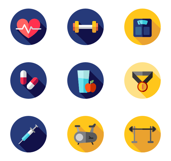 600x564 Gym Icons