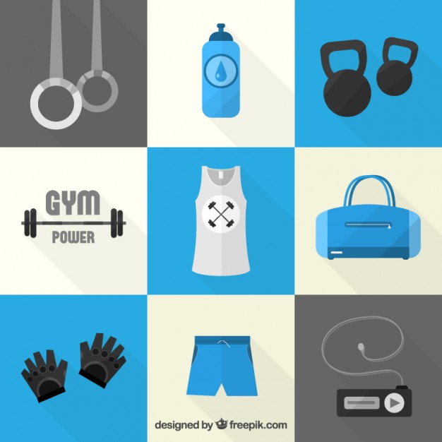 626x626 Gym Icons Vector Free Download
