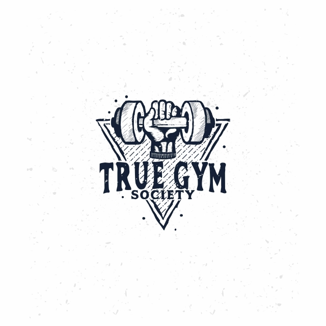 640x640 Gym Logo Fitness Logo Vector Template For Free Download