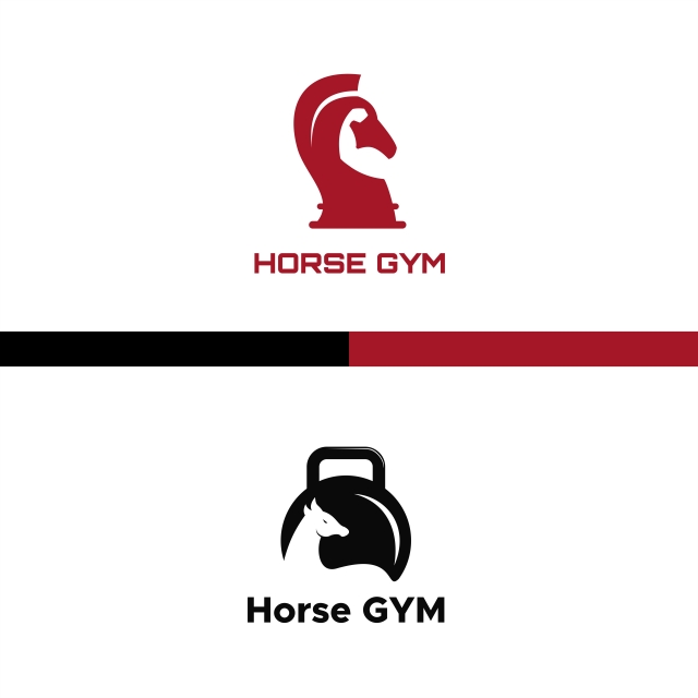 640x640 Horse Gym Logo Vector, Abstract, Animal, Arms Png And Vector