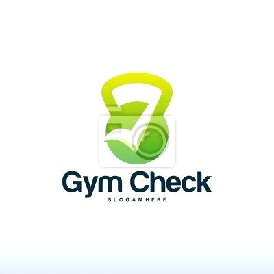 400x400 Gym Logo Template