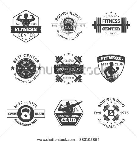 450x470 Gym Logo Stock Photos, Images, Pictures Shutterstock Icons