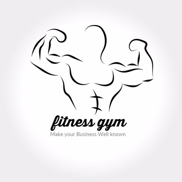 640x640 Gym Logo Vector Free Download Running Shoe Print Clip Art