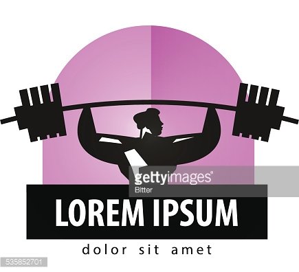 435x396 Gym Vector Logo Design Bodybuilding Or Sports Icon Premium Clipart