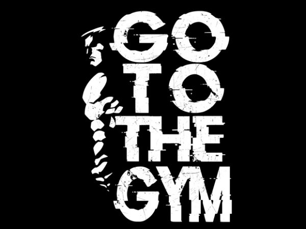 600x450 Gym Vector T Shirt Design