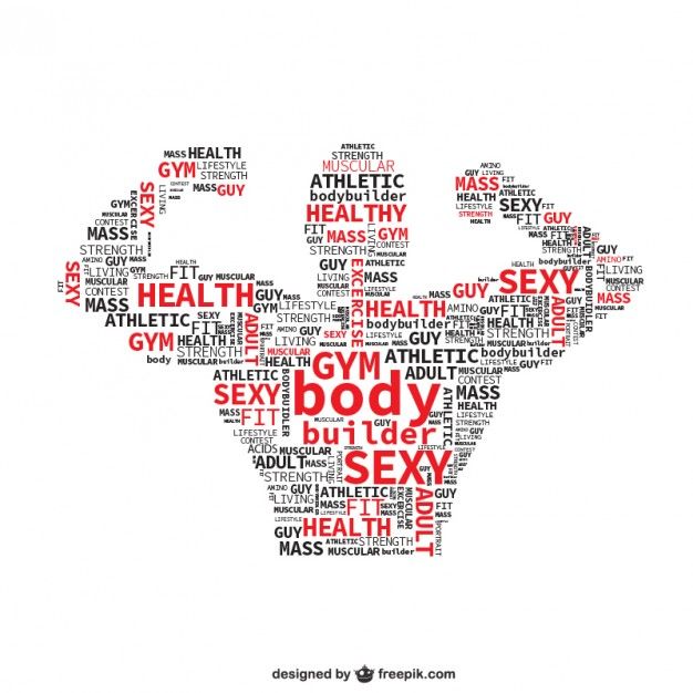 626x626 Fitness Club Typography Vector Vector Free Download Art Gym