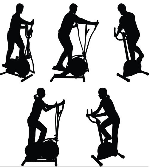 503x560 Training In Gym Vector Graphics Free Download