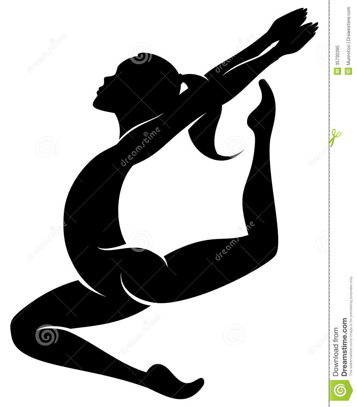 Gymnastics Silhouette Vector