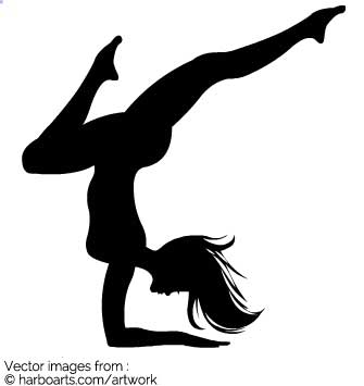335x355 Download Yoga Gymnastic Silhouette