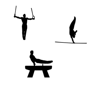 300x300 Free Vectors Gymnastics Silhouette Free Vector Vectorfantasy