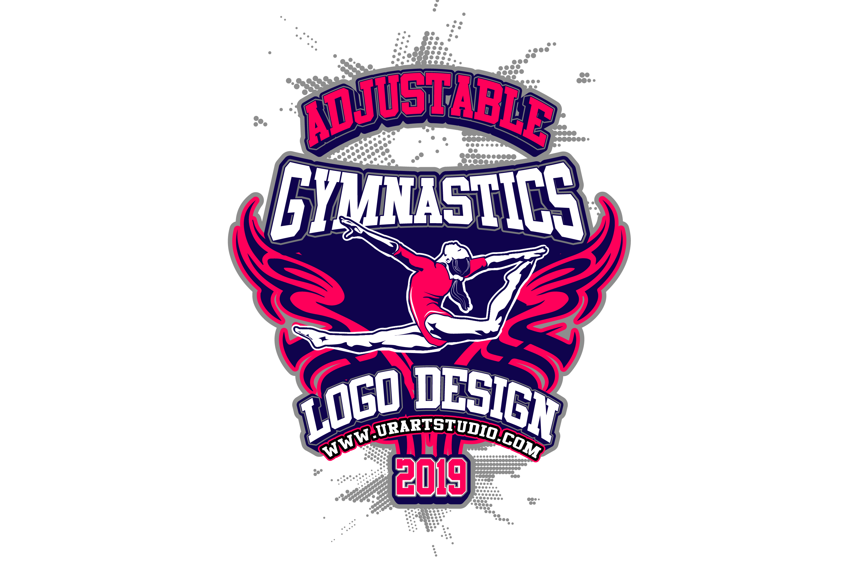 3003x1994 Gymnastics Vector Logo Design For Print Pdf