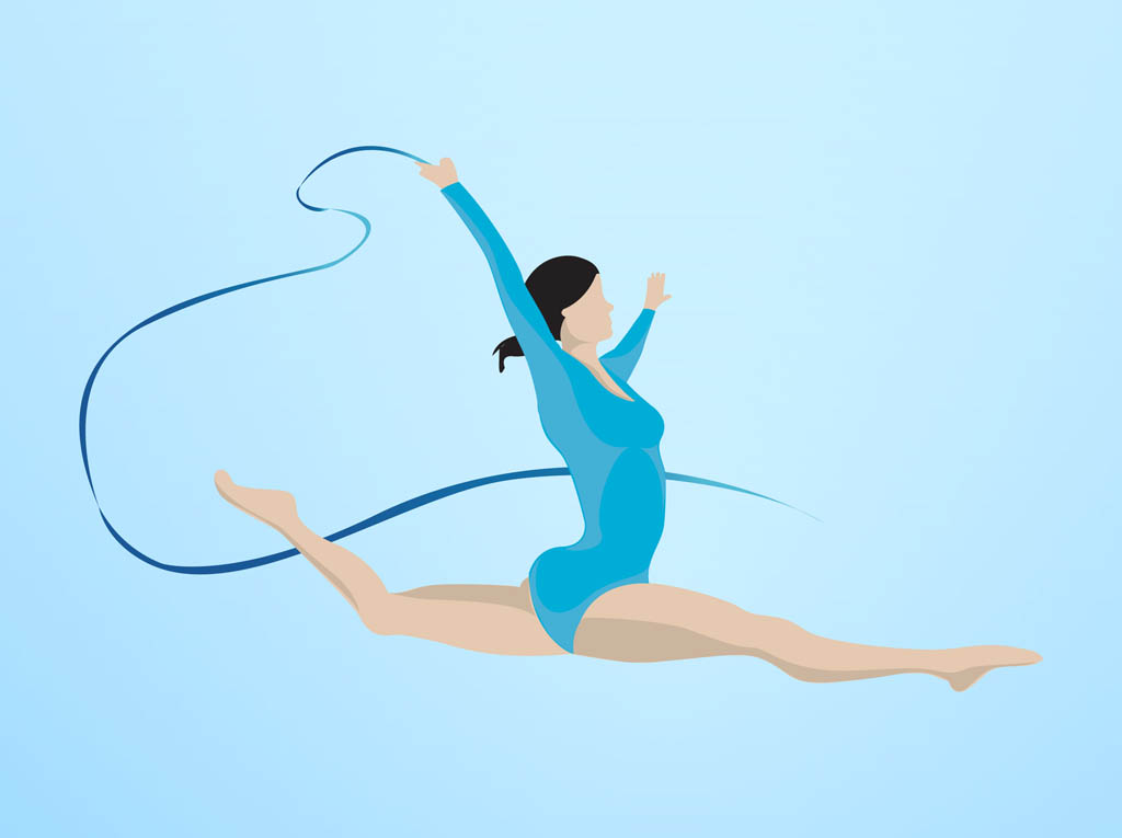1024x765 Gymnastics Vector Vector Art Graphics