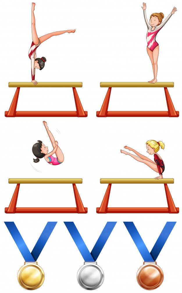 626x1007 Gymnastics Vectors, Photos And Free Download