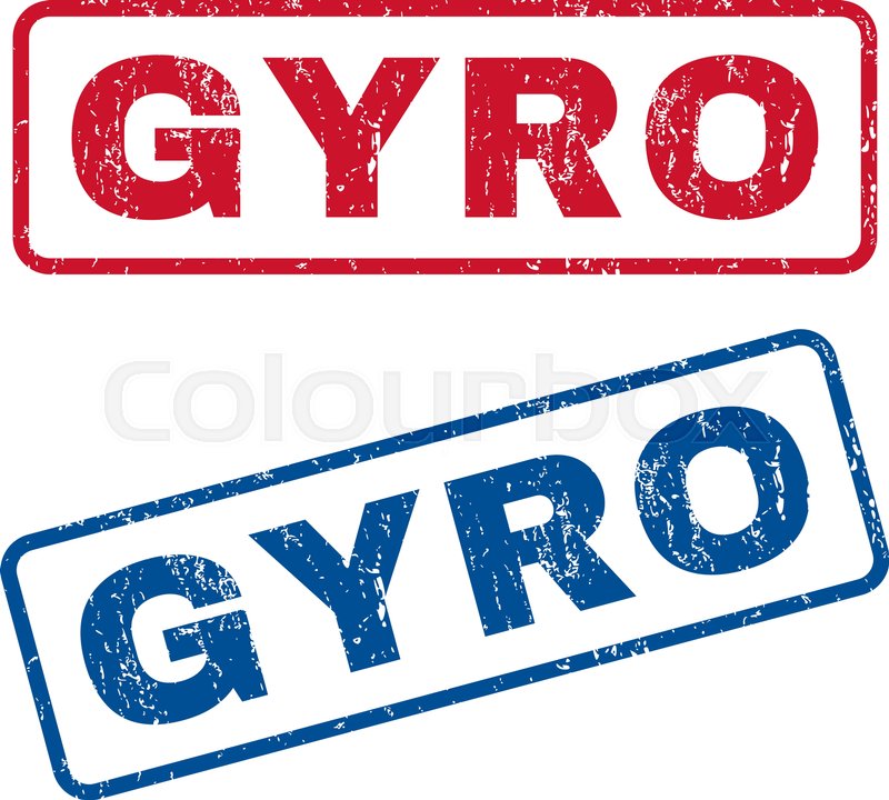 800x720 Gyro Text Rubber Seal Stamp Stock Vector Colourbox