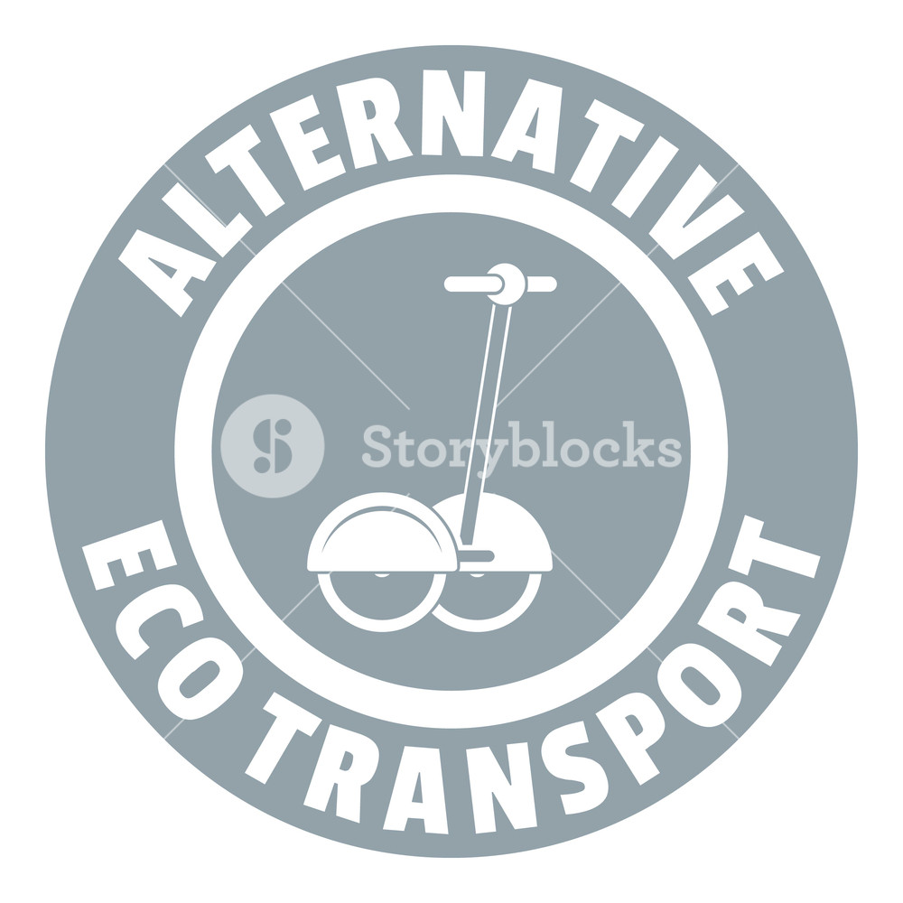 1000x1000 Personal Gyro Scooter Logo Simple Illustration Of Personal Gyro