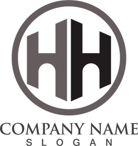 285x300 H Letter Company Logo Vector