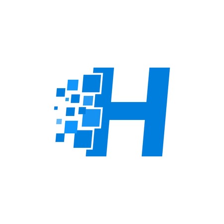450x450 Modern Vector Logo Letter H H Letter Design Vector