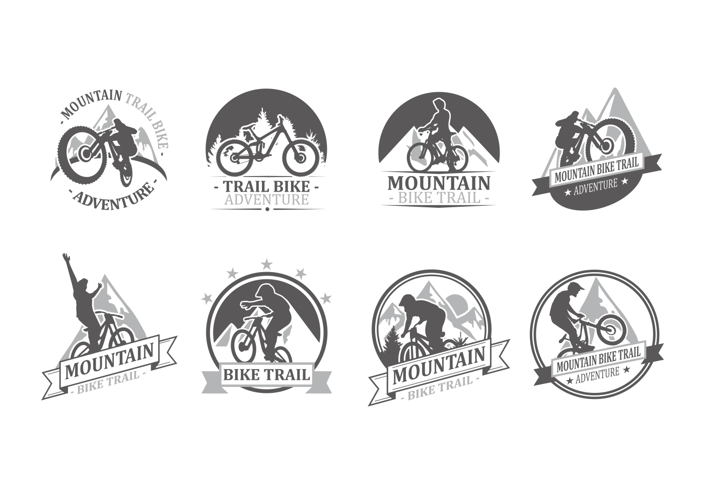 1400x980 Mountain Bike Free Vector Art