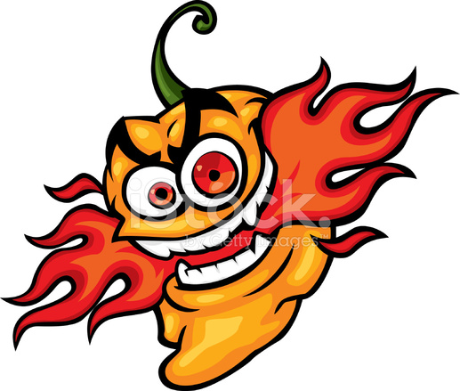 517x439 Cartoon Habanero Stock Vector