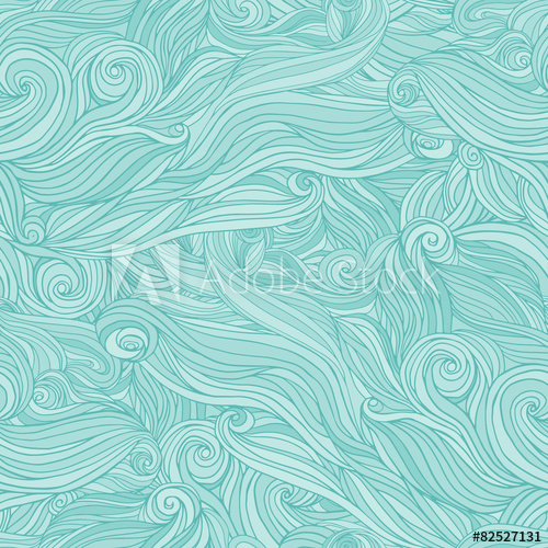 500x500 Seamless Abstract Pattern, Tangle Wavy Hair Background