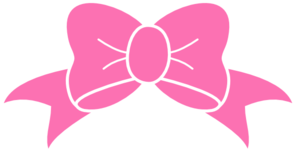 Hot Pink Bow Clip Art 297x156 Hot Pink Bow Clip Art