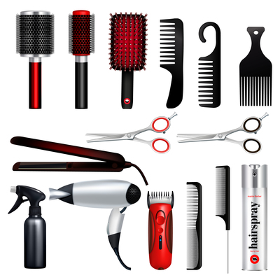 Page Hair Brush On Curated Vector Illustrations, Stock Royalty 400x400 Page Hair Brush On Curated Vector Illustrations, Stock Royalty