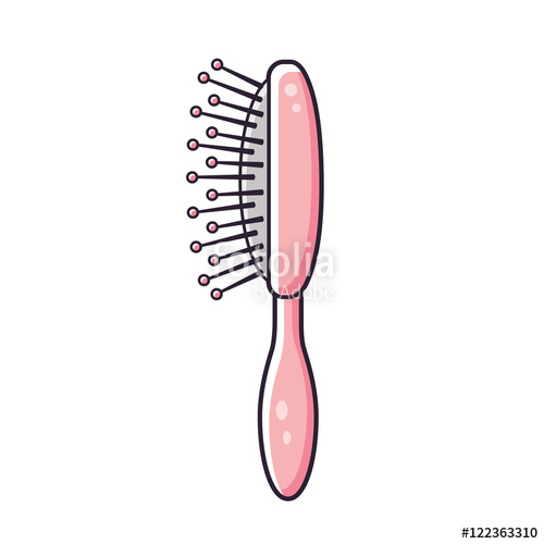 Pink Hair Brush Isolated Stock Image And Royalty Free Vector 500x500 Pink Hair Brush Isolated Stock Image And Royalty Free Vector
