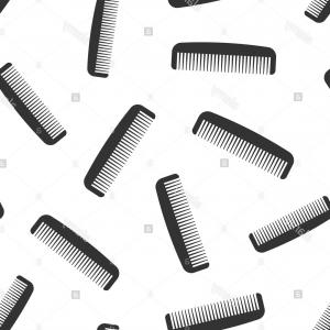 Hair Brush Icon Seamless Pattern Background Comb Accessory Vector 300x300 Hair Brush Icon Seamless Pattern Background Comb Accessory Vector