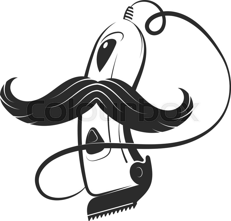 Mustache Hair Clipper Barbershop Stock Vector Colourbox 800x766 Mustache Hair Clipper Barbershop Stock Vector Colourbox