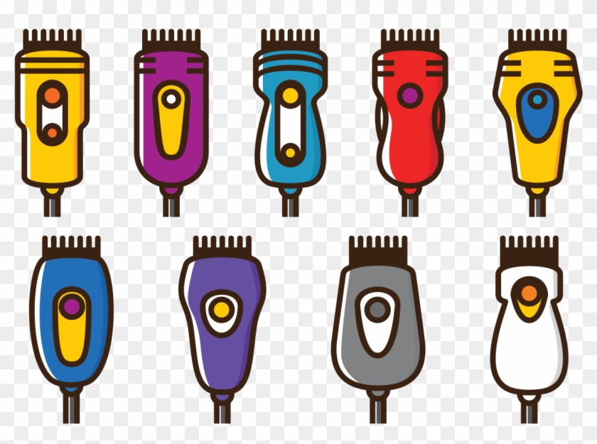 Vector Hair Clippers Icons 840x625 Vector Hair Clippers Icons