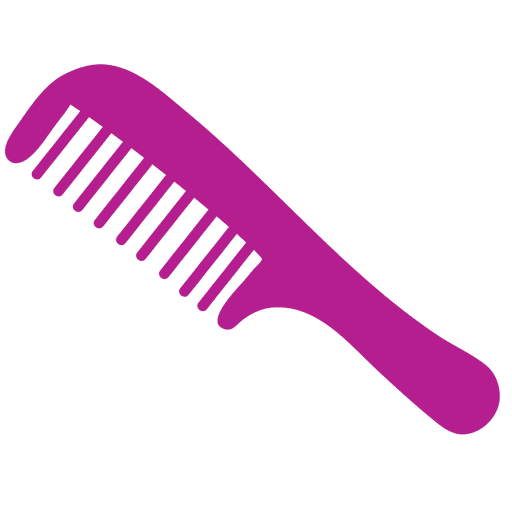 512x512 Fine Tooth Hair Comb