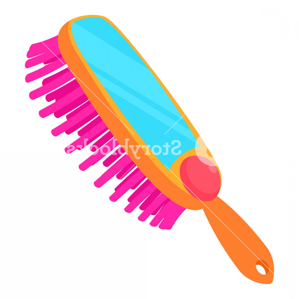 1200x1200 Hair Brush Clip Art Vector Catamart