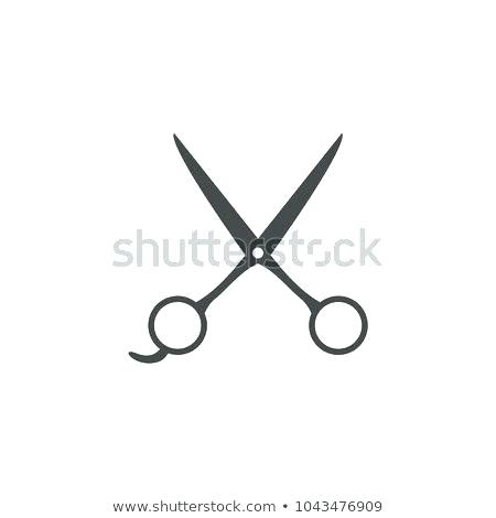 450x470 Vintage Barber Shears Antique Kampo