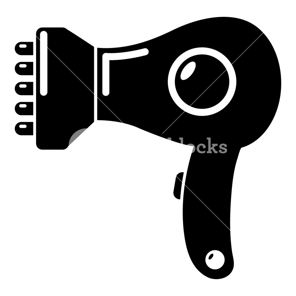 1000x1000 Hair Dryer Icon Simple Illustration Of Hair Dryer Vector Icon