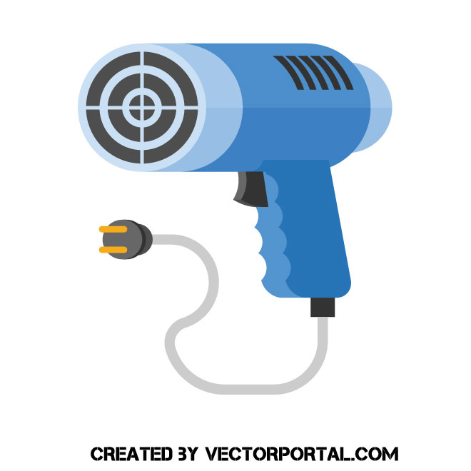 660x660 Hair Dryer Vector Clip Art