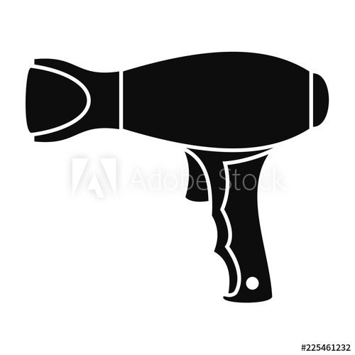 500x500 Woman Hair Dryer Icon Simple Illustration Of Woman Hair Dryer