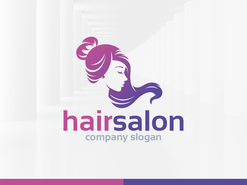 Hair Salon Logo Template 800x600 Hair Salon Logo Template