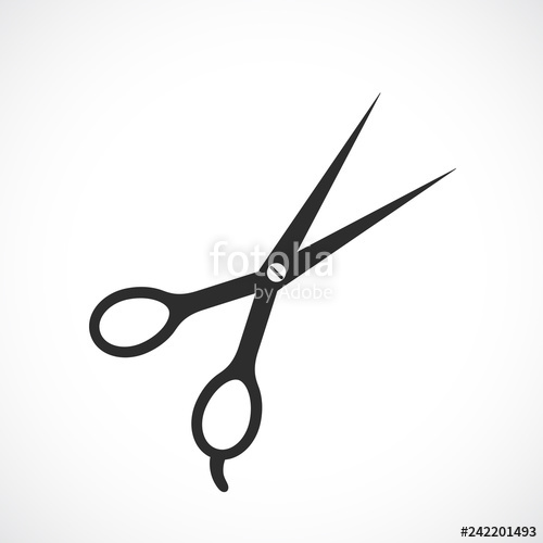 500x500 Barber Hair Scissors Icon Stock Image And Royalty Free Vector