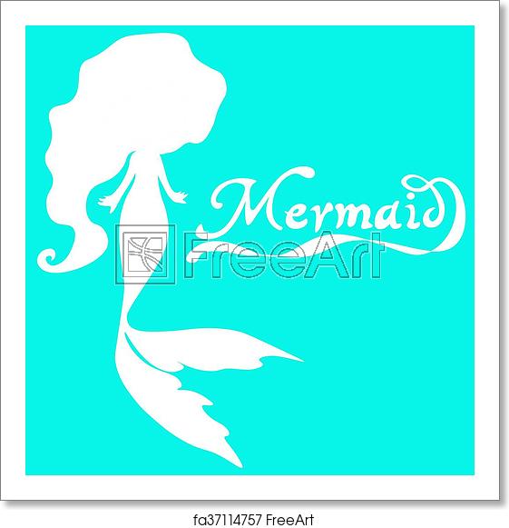 Free Art Print Of Cute Fairy Swimming Mermaid With Long Curly Hair 561x581 Free Art Print Of Cute Fairy Swimming Mermaid With Long Curly Hair